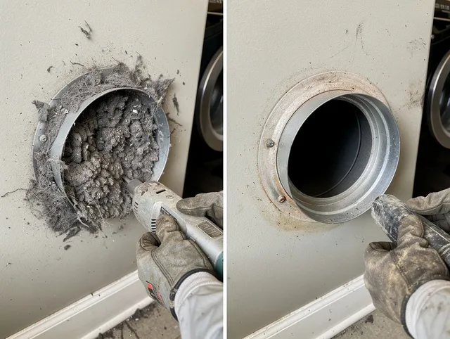 Professional clogged vent cleaning by Canyon Lake Dryer Vent Cleaning in Canyon Lake