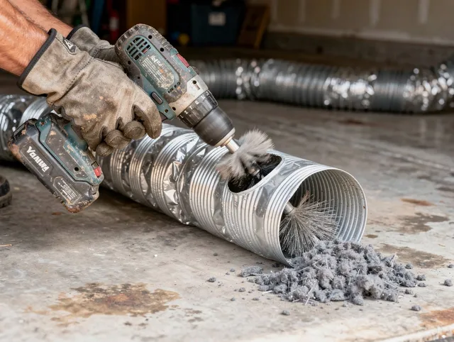 Professional duct cleaning by Canyon Lake Dryer Vent Cleaning in Canyon Lake