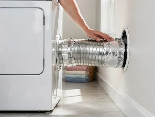 Professional dryer vent hose installation by Canyon Lake Dryer Vent Cleaning in Canyon Lake