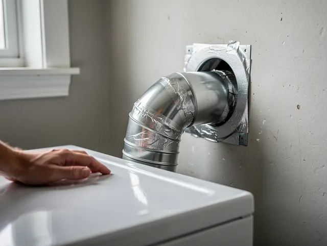 Canyon Lake Dryer Vent Cleaning expert performing professional dryer vent repair and installation in Canyon Lake
