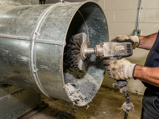 Industrial-grade dryer vent cleaning by Canyon Lake Dryer Vent Cleaning in Canyon Lake